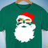 Santa’s Gay Bear Pride Flag Shades Premium Unisex T-Shirt - Kelly Green